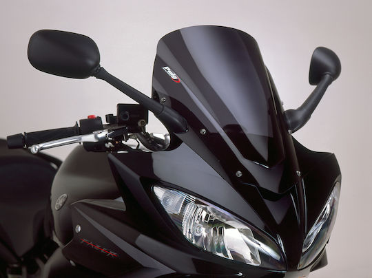 Puig Motorcycle Windshield & Windscreen Tinted Visor for Yamaha FZ1 Fazer 2006-2016 4061F