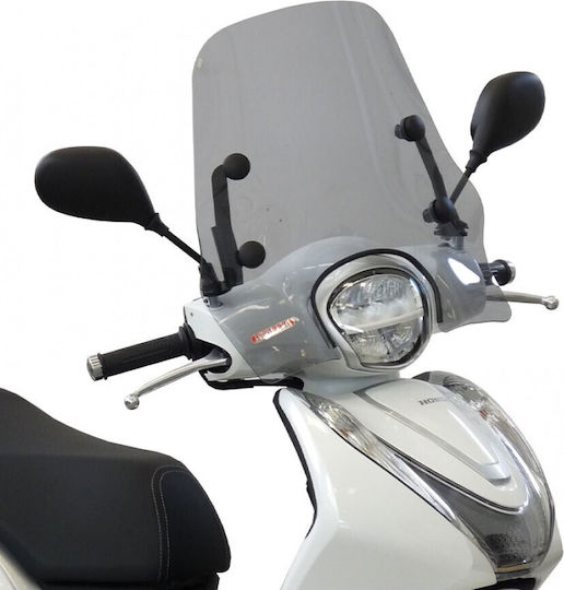 Fabbri Motorcycle Windshield & Windscreen Tinted Visor for Honda SH 125 2021 3403/LS