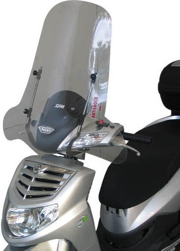Givi Прозрачна козирка Мотоциклет за Aprilia Спортград 250 за Piaggio Бевърли 125 105A