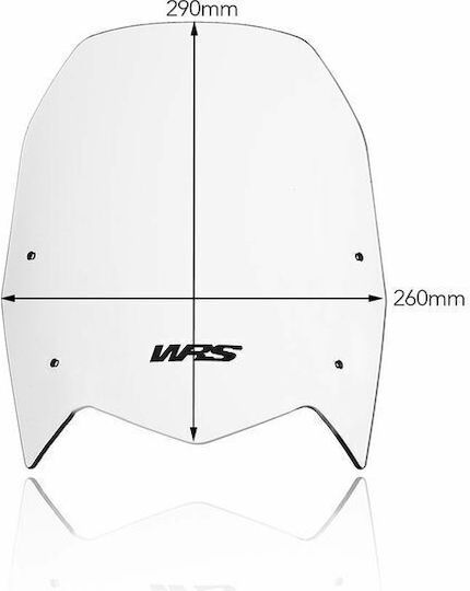 Motorcycle Windshield & Windscreen Transparent Visor for Yamaha Tenere 700 2019-2020 YA016T