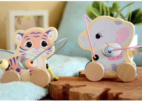 Joueco Pull-Along Toy Panda made of Wood for 12++ Months Always