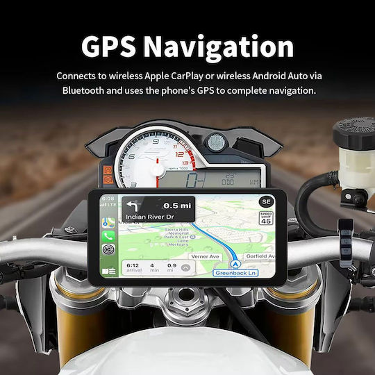 Digital IQ Motorcycle Navigation Display Μοτοσυκλέτας DIQ_PNA_6300_CPA