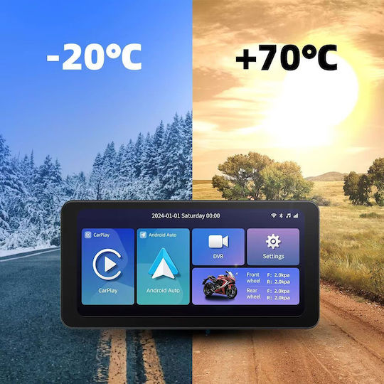 Digital IQ Motorcycle Navigation Display Μοτοσυκλέτας DIQ_PNA_6300_CPA