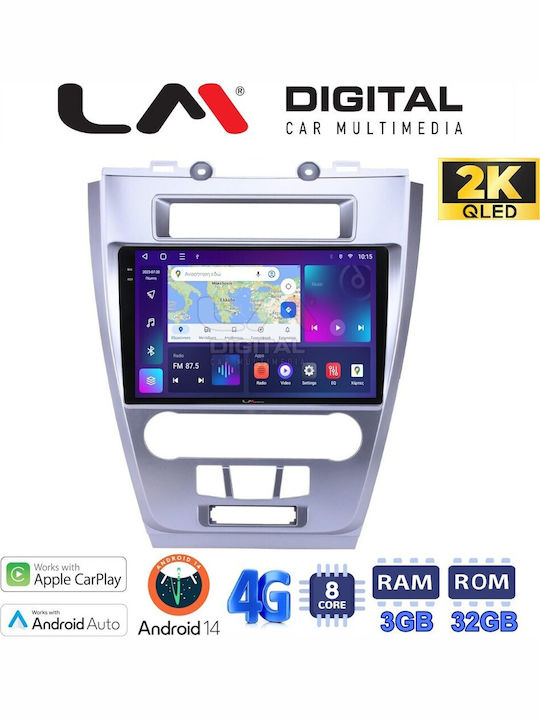 LM Digital Ηχοσύστημα Αυτοκινήτου για Ford Fusion 2012>2017 (Bluetooth/USB/WiFi/GPS/Apple-Carplay/Android-Auto)