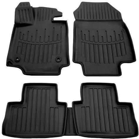 Race Axion Set of Front and Rear Mats 5pcs Tray Type for Toyota RAV 4 2021 Black