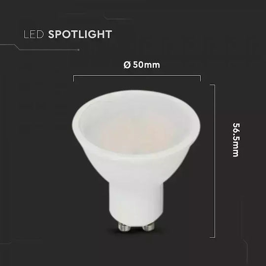 V-TAC LED Bulb 10W for Socket GU10 and Shape PAR16 Natural White 1000lm