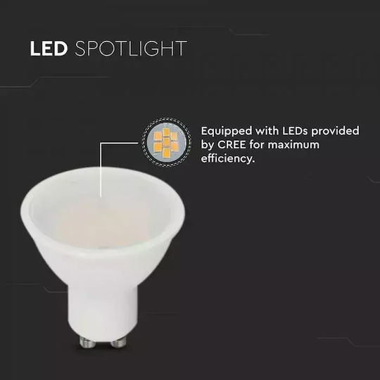 V-TAC LED Bulb 10W for Socket GU10 and Shape PAR16 Natural White 1000lm
