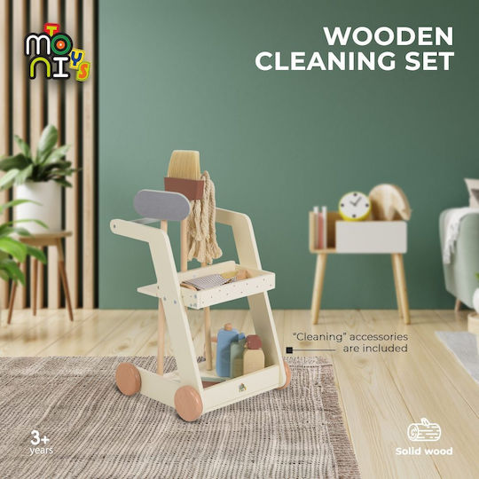 Moni Wooden Cleaning Toy for Ages 3+