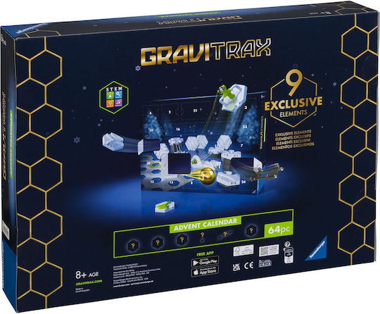 Ravensburger Advent Calendar Slopes, Track Εκπαιδευτικό Παιχνίδι Γνώσεων Gravitrax
