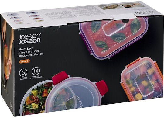 Joseph Joseph Mehrfarbige Mittagsboxen Set 8 Stück