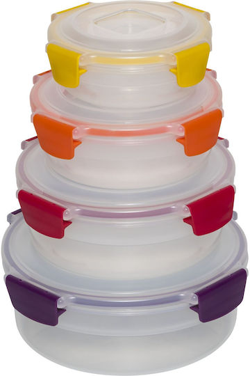 Joseph Joseph Set Plastic Lunch Boxes Multicolour 12.6x26.8cm 4 Pieces
