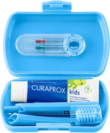 Curaprox Children's Toothpaste Set with Toothbrush for 6+ Years 5 Pieces Mint Flavor 10ml