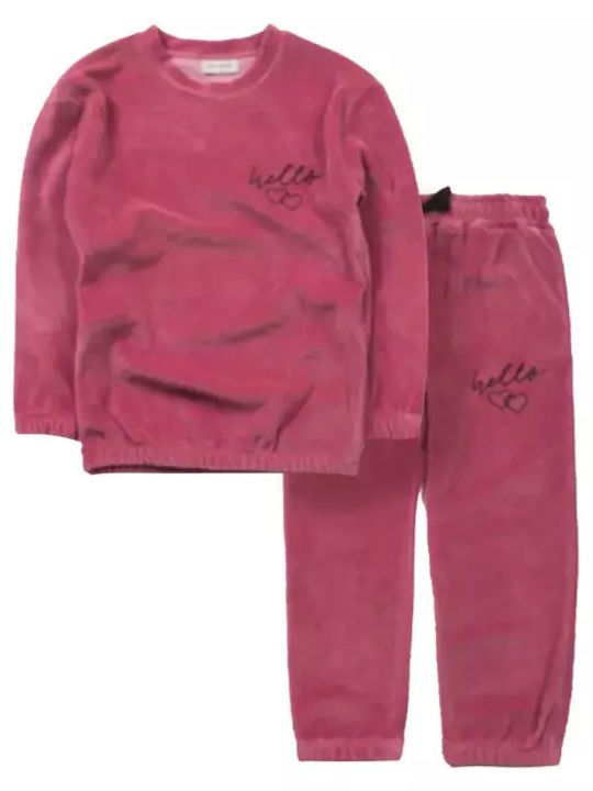 Kinder Sweatpants Set - Jogginganzug Fuchsia 2Stück