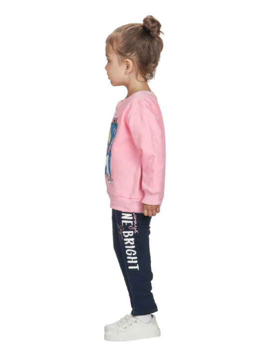 Set pentru copii cu colanți Iarnă 2buc Pink Happy