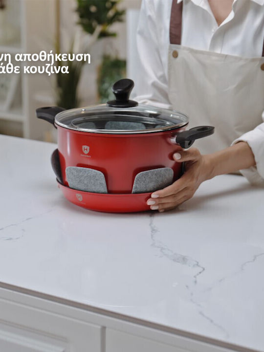 HomeVero Cookware Set with Non-stick Coating 4 Pieces