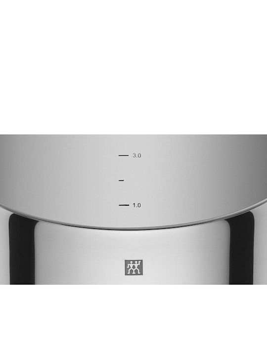 Zwilling J.A. Henckels Quadro Rostfreier Stahl Töpfe Set Silber 3-teilig