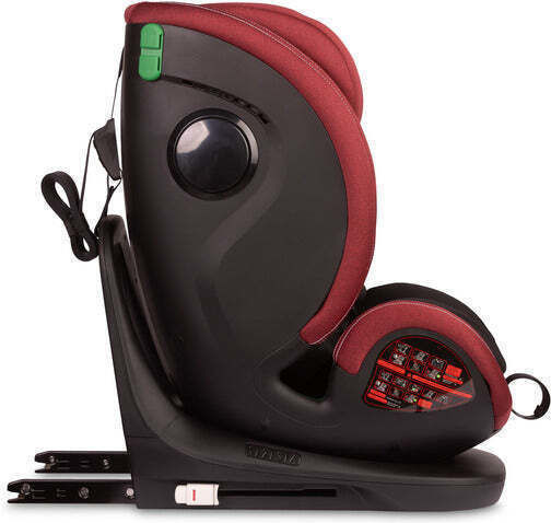 Caretero Securo Καθισματάκι Αυτοκινήτου i-Size με Isofix Βουργουνδί 15-36 kg