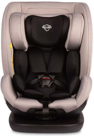 Caretero Securo Καθισματάκι Αυτοκινήτου i-Size με Isofix Γκρι 15-36 kg