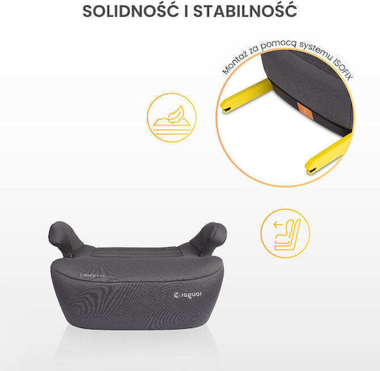 Caretero Jaguar Детско Столче за Кола Бустер i-Размер с Isofix Бежов