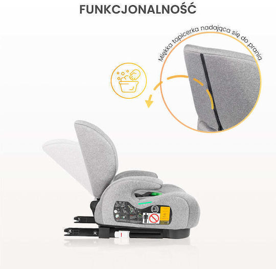 Caretero Ibris Baby Car Seat i-Size with Isofix Graphite