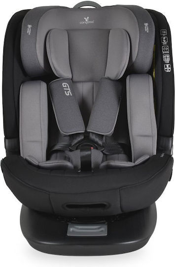 Cangaroo GTS Καθισματάκι Αυτοκινήτου i-Size με Isofix Charcoal Grey