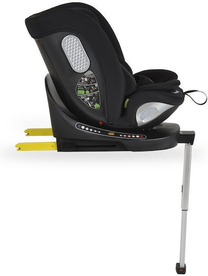 Moni Strike Καθισματάκι Αυτοκινήτου i-Size με Isofix Deep Black 0-36 kg