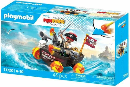 Playmobil Луда пиратска лодка за 4-10 години