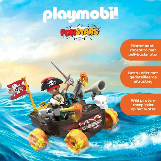 Playmobil Луда пиратска лодка за 4-10 години