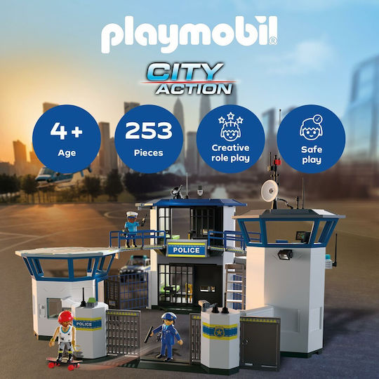Playmobil City Action Αρχηγείο Αστυνομίας για 4 ετών