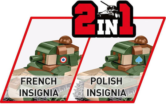 Cobi Blocuri WWII Renault R-35 258buc