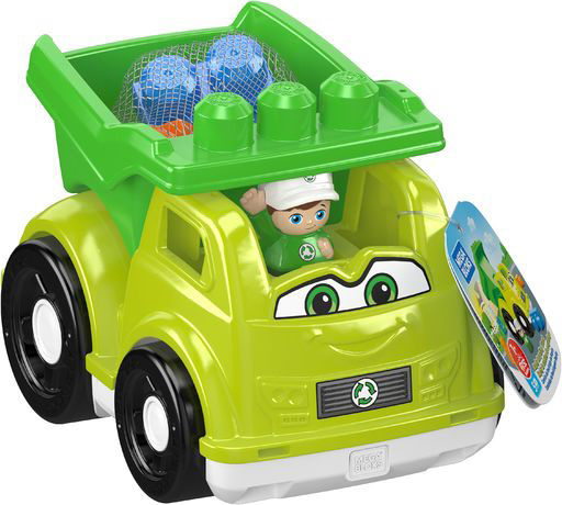 Mega Bloks Τουβλάκια Recycling Truck για 1+ Έτους 5τμχ