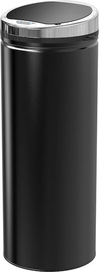 HomCom HomCom Mülleimer Aus Inox Mit Sensor 50lt Schwarze