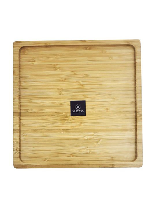 Casa Wooden Sushi Serving Platter 25x25x7cm