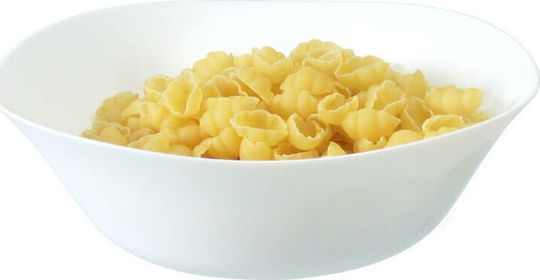Bormioli Rocco Parma Bol de Servire Rotund Sticlă Alb cu Diametru 14buc