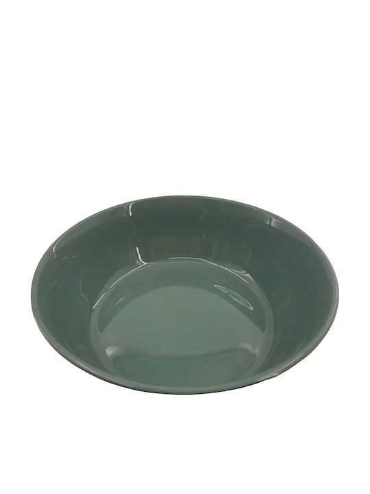 Dot Uranus Porcelain Salad Bowl Blue 23x23x8.5cm