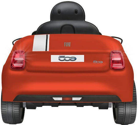 Fiat 500e Едноместен с Дистанционно Управление Вдъхновен 12 Волта Червен за 3+ Години