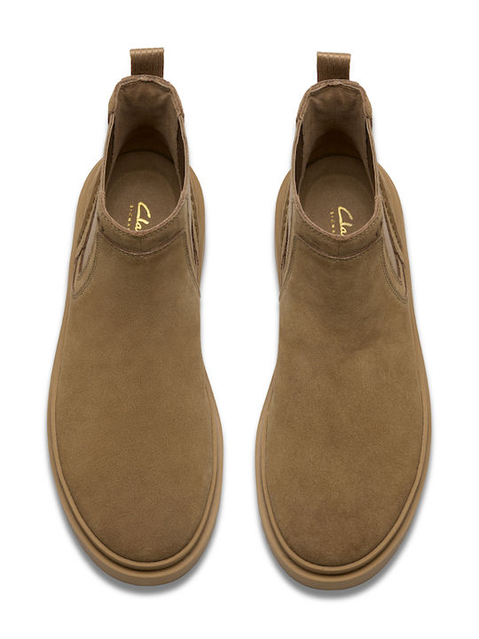 Easy Leder Beige Herrenstiefel