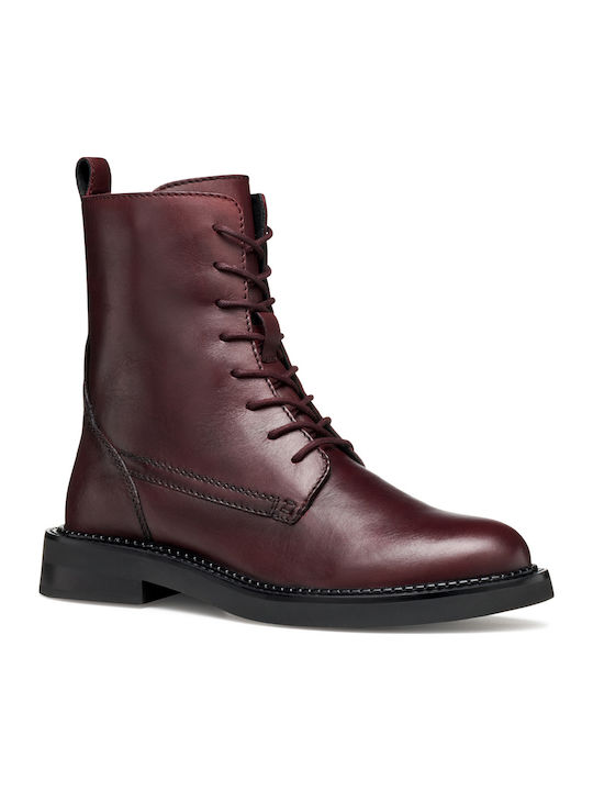 D Serilda G Leather Women's Ankle Boots Brown