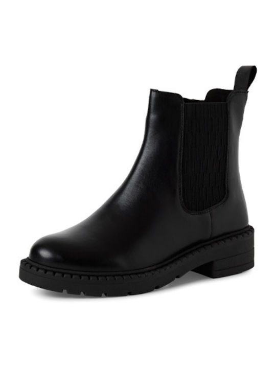 Leather Women's Ankle Boots Black