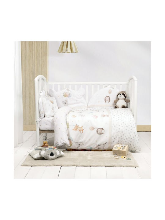 Nima Baby Duvet Cover Set With Pillowcase Multicolour 110x145cm