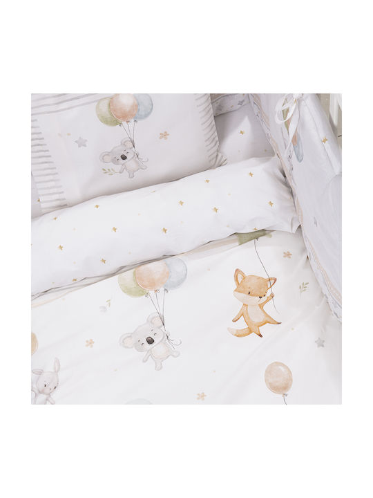 Nima Baby Duvet Cover Set With Pillowcase Multicolour 110x145cm