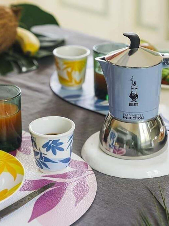 Bialetti Σετ Φλιτζάνια Espresso από Πορσελάνη Λευκά 90ml 4τμχ 8006363042918
