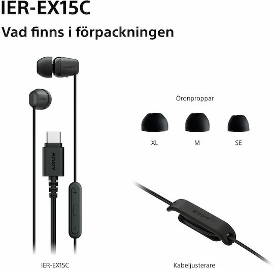 Sony IER-EX15C In-ear Handsfree Headphones with Connector 3.5mm Pink
