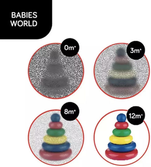 Akuku Gym Dumbbell Rattle for Newborns