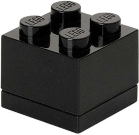 LEGO Kinder Aufbewahrungsbox aus Kunststoff Schwarz 1Stück