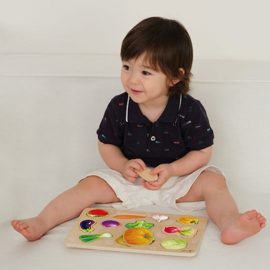Wooden Kids Puzzle Vegetables 11pcs Classic World