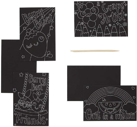 Ooly Painting Mini Scratch and Scribble Lil Juicy for Children 6+ years old Years