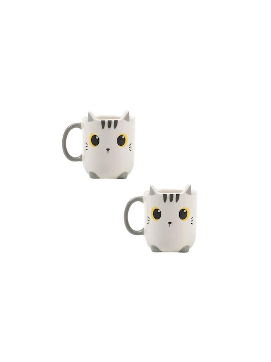 Κουπα I-total Ceramic Espresso Xl2520d White Cat Set2