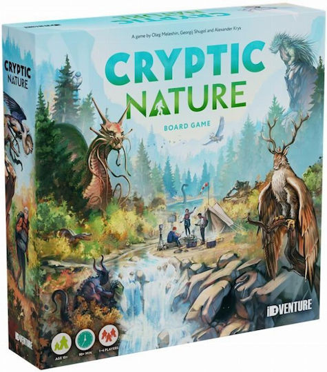 Board Game Cryptic Nature for 1-4 Players 14+ Years Old (EN) iDventure