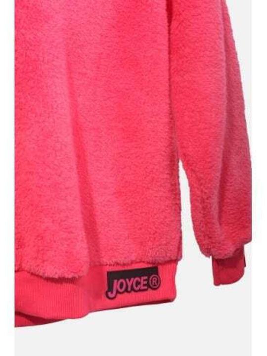Fleece Kids Sweatshirt with Hood Orange